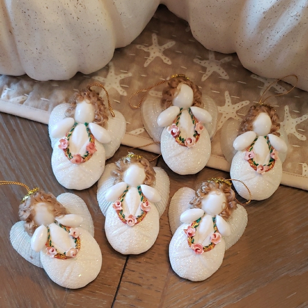 Handmade Angel Ornaments - Set of 6